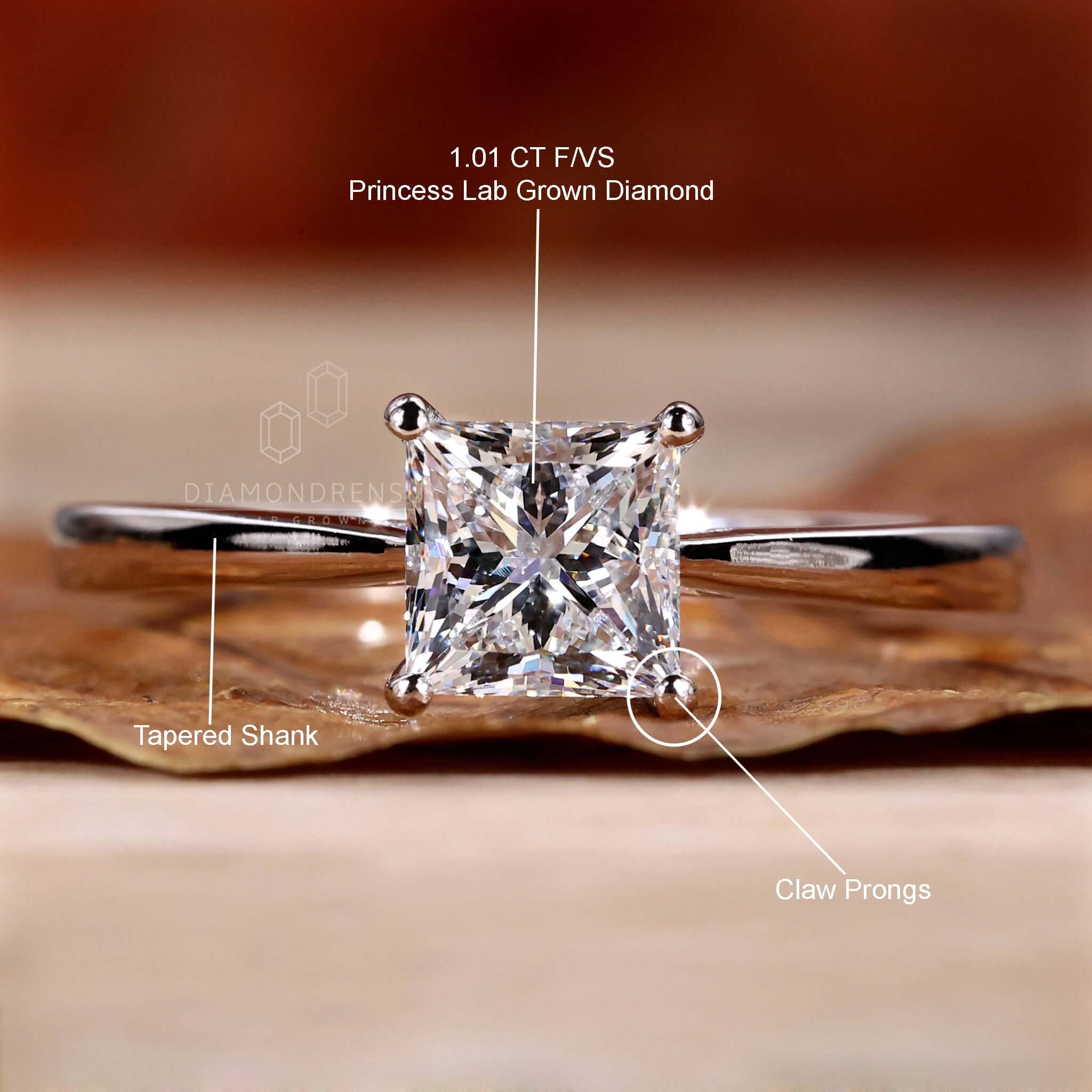 Princess Cut Diamond Three Stone Engagement Ring - Dracakis Jewellers |  Dracakis Jewellers